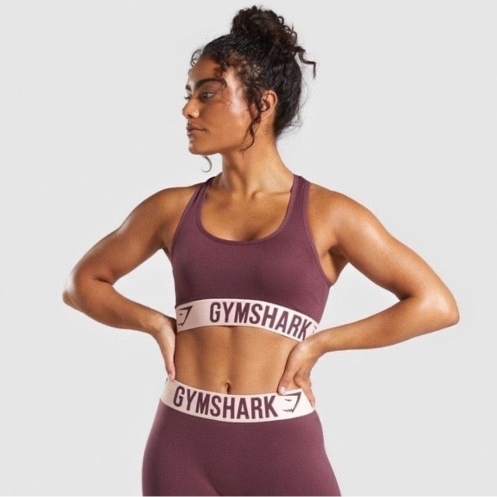 Gymshark Fit Berry Red Sports Bra - Picture 6 of 6